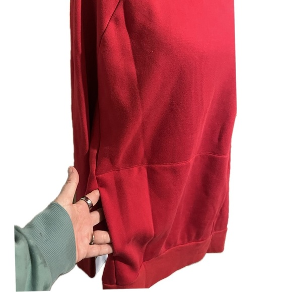 Fabletics Red Zaylee Funnel Neck Pullover Sweatshirt - Size XL - Picture 7 of 9